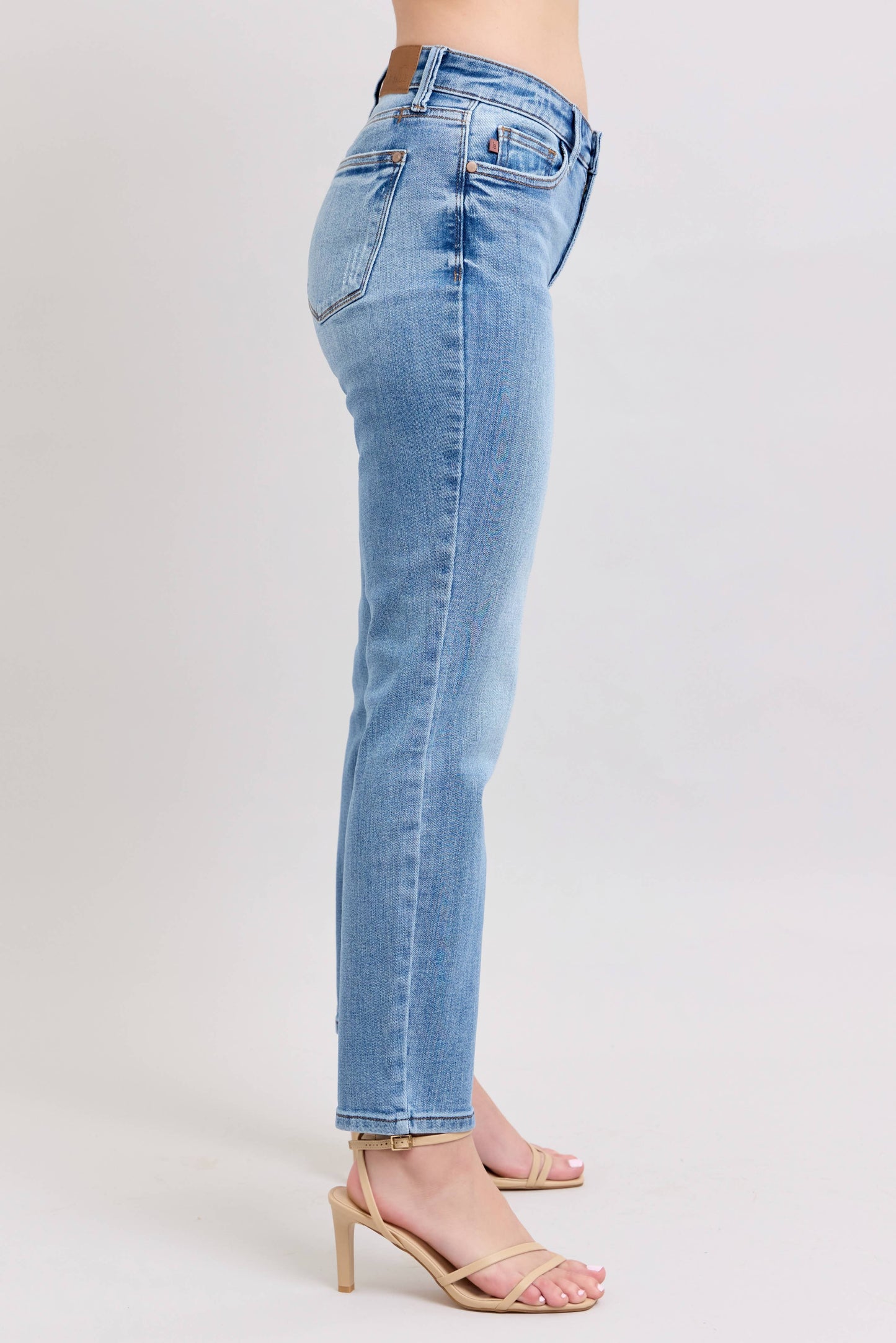 Vintage Wash Slim Fit Jeans