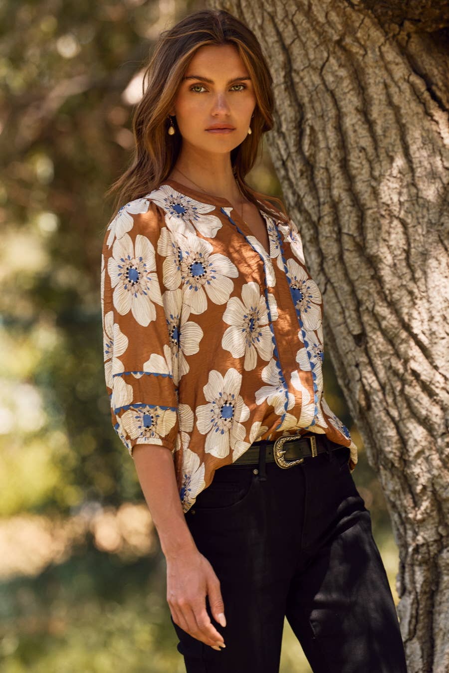 Jenny Floral Print Blouse