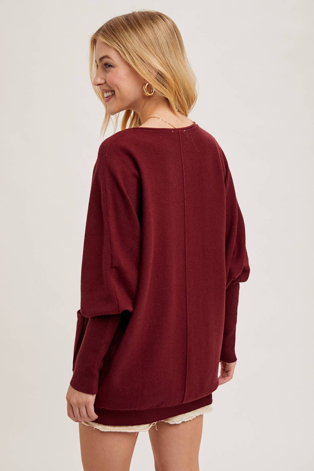 Laura Dolman Tunic Sweater