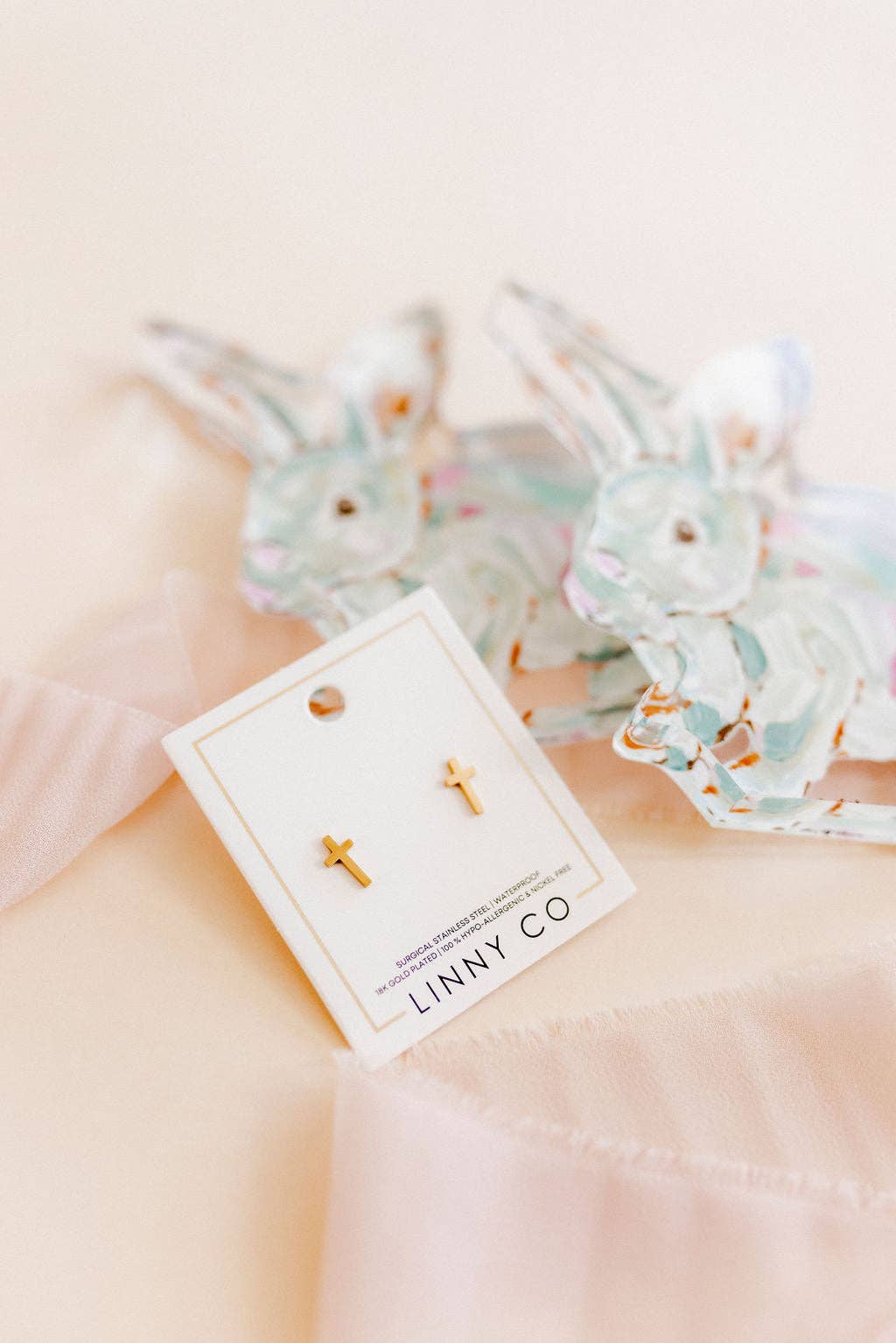 Screwback Stud Earrings - Catherine Cross