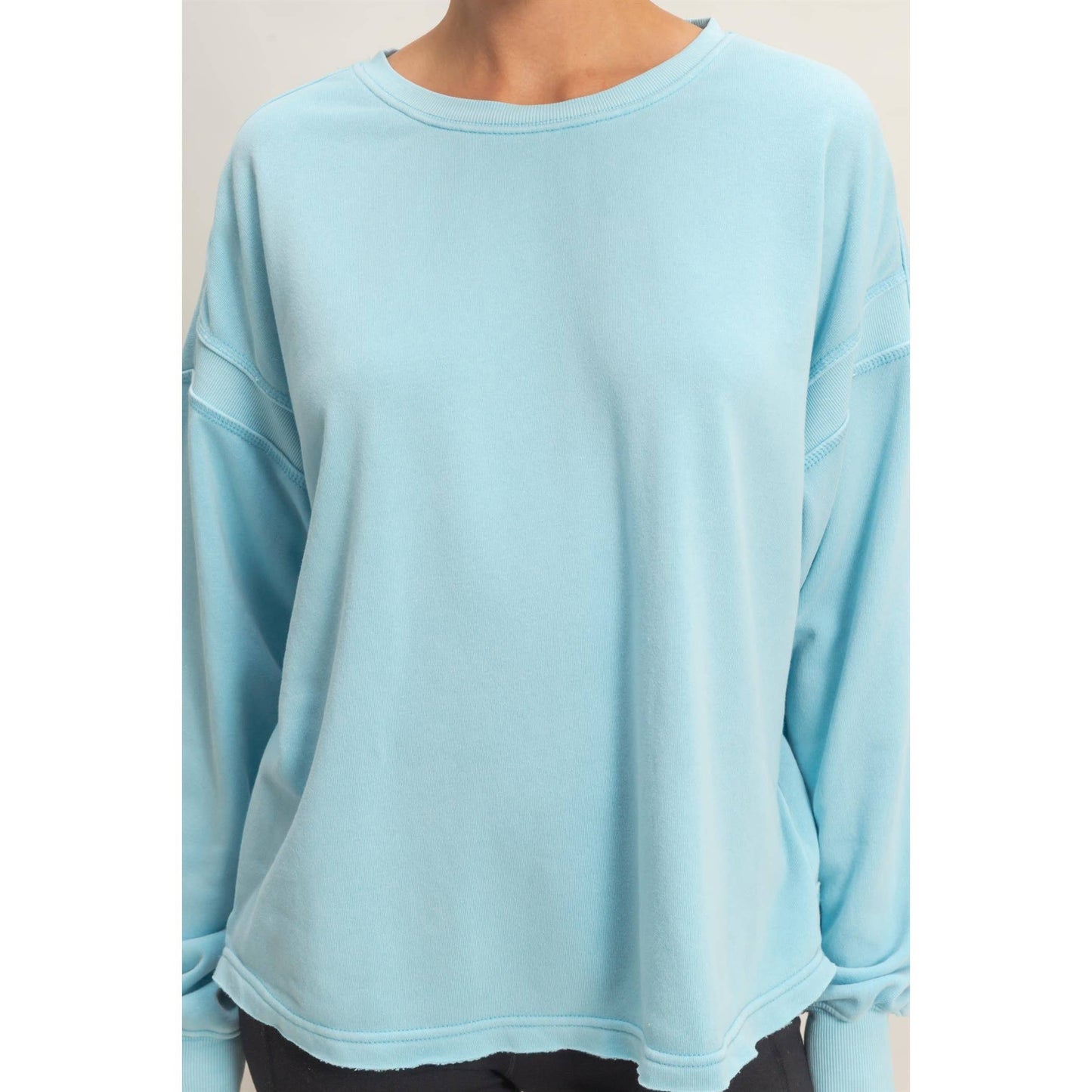 Livie Oversized Cross Detail Open Back Top