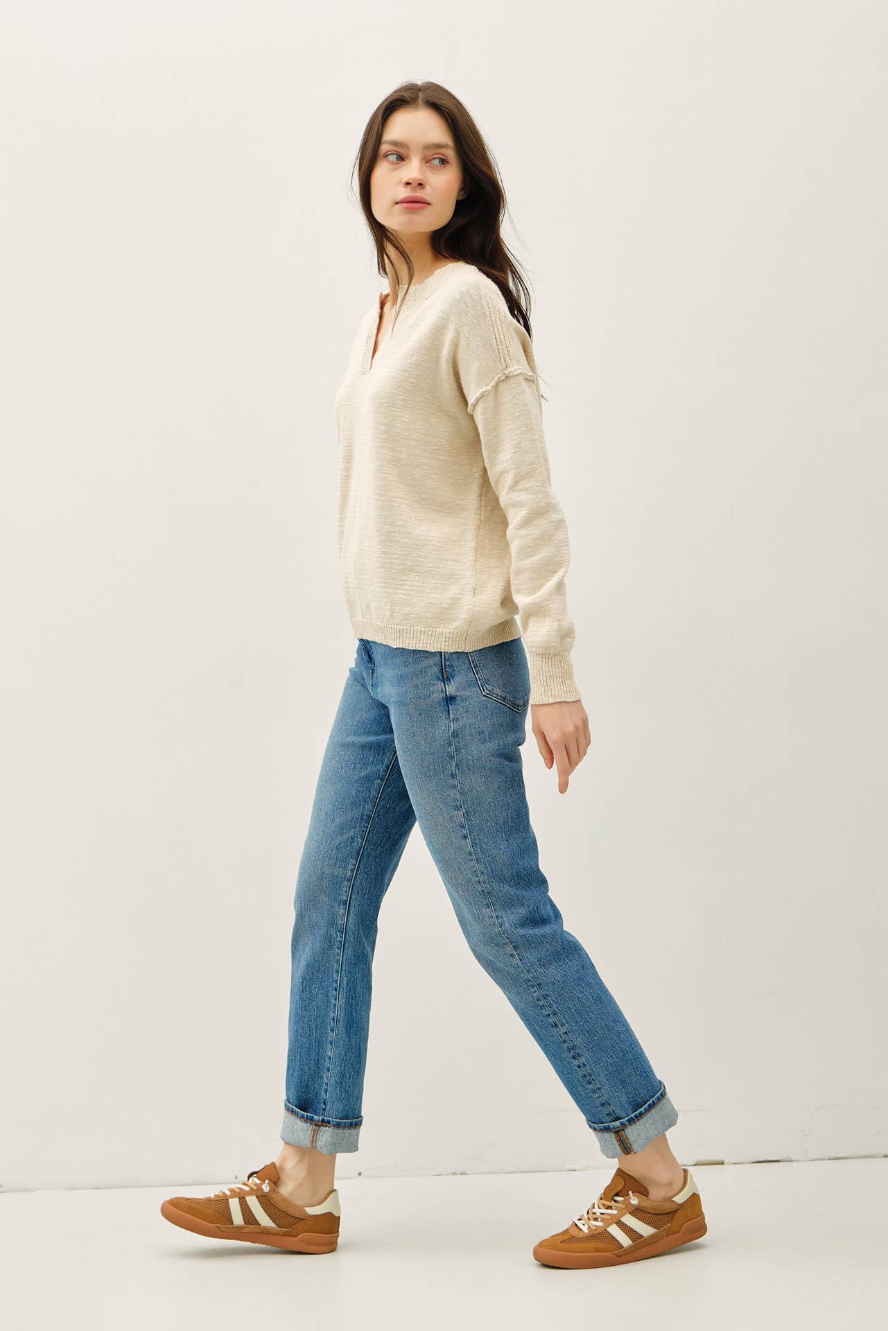 Jeanie V Neck Sweater