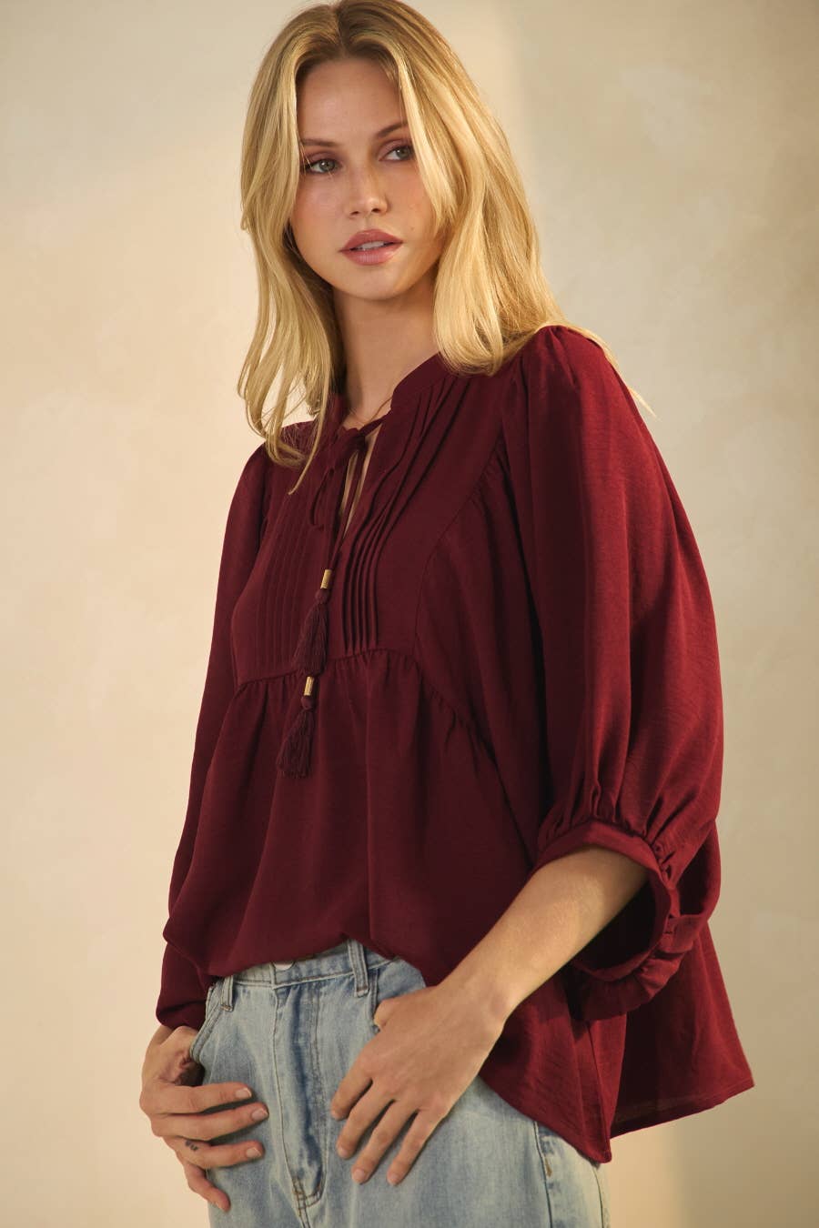 Lindsey Flowy Blouse