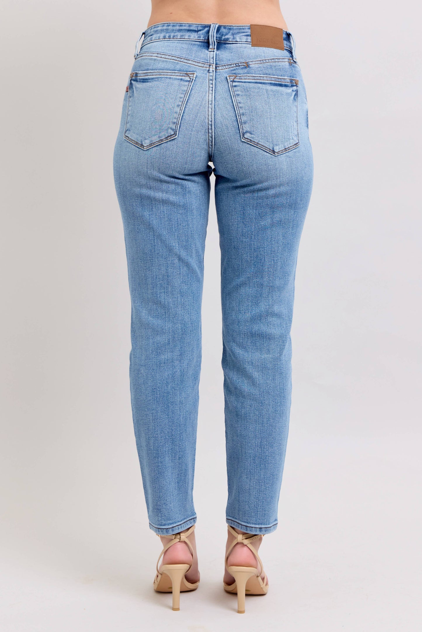 Vintage Wash Slim Fit Jeans
