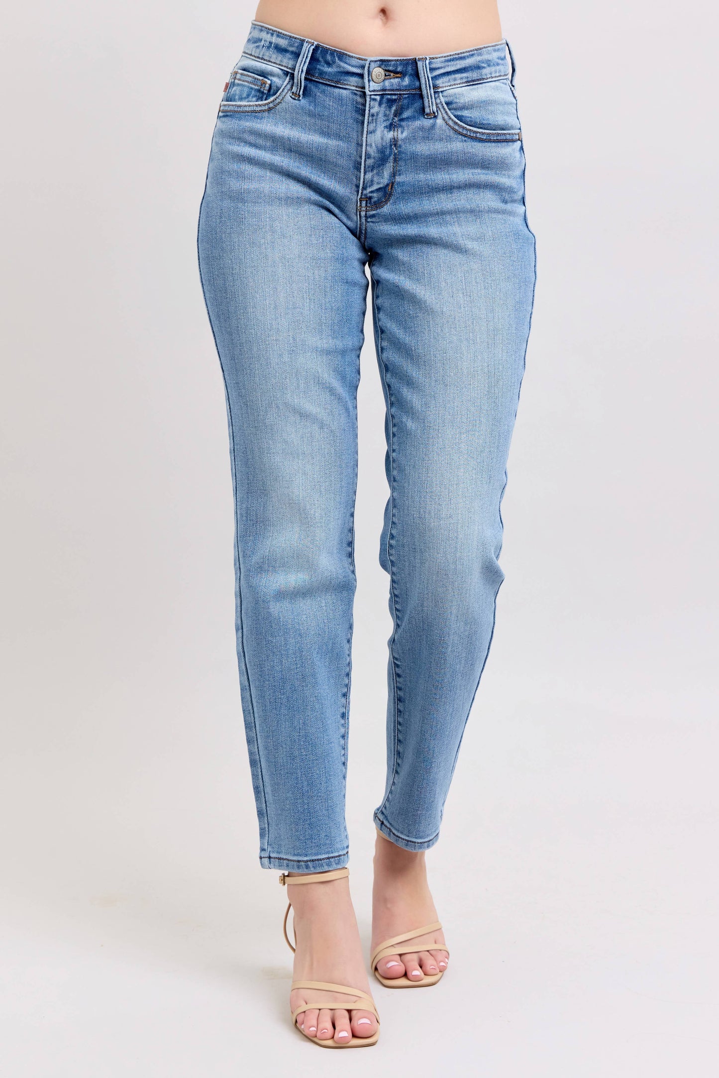 Vintage Wash Slim Fit Jeans