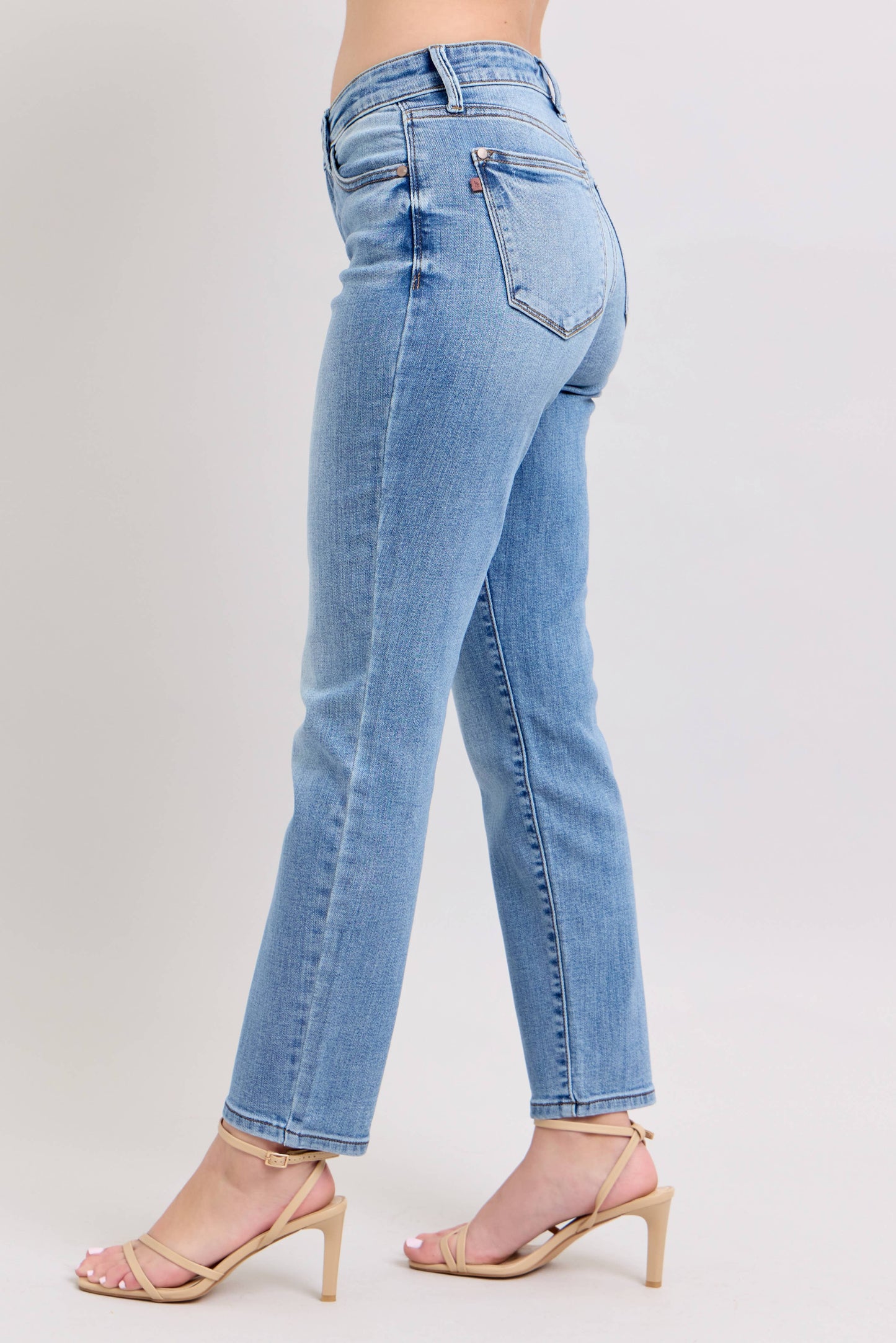 Vintage Wash Slim Fit Jeans