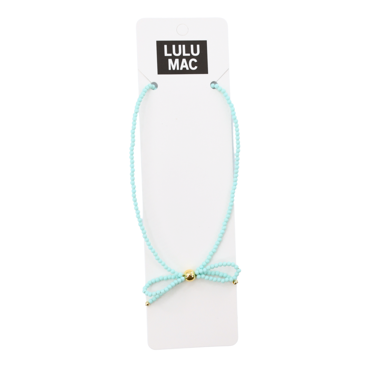 LULU Bow Necklace MINT