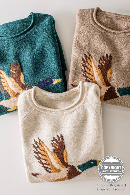 The Mallard in Flight Sweater