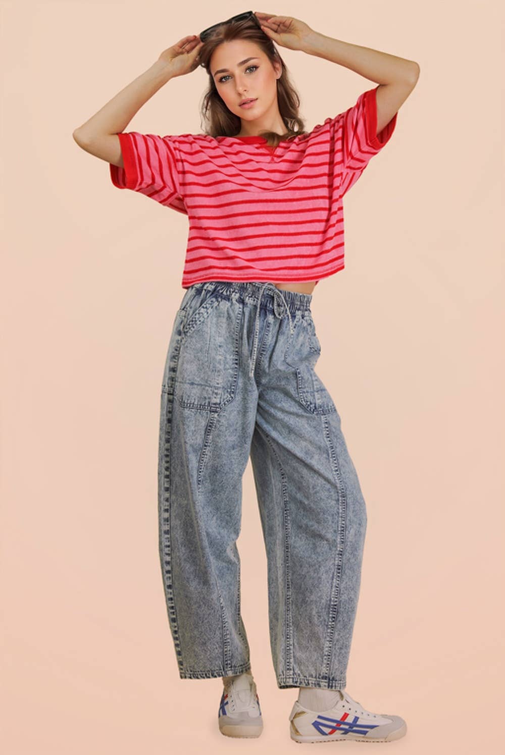 Hadley Striped Terry Top