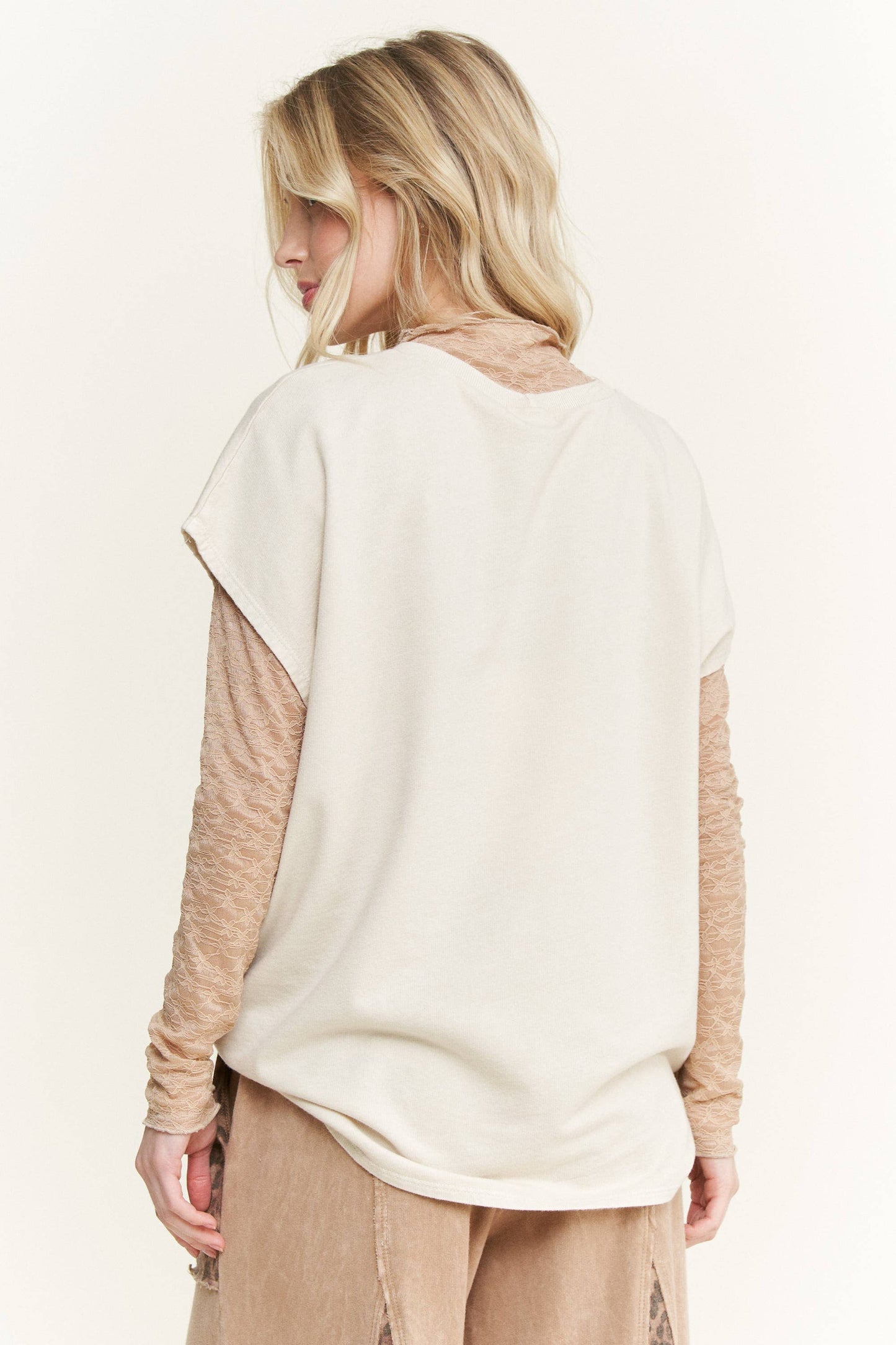 Mineral Washed Leopard Animal Cherry Graphic Top