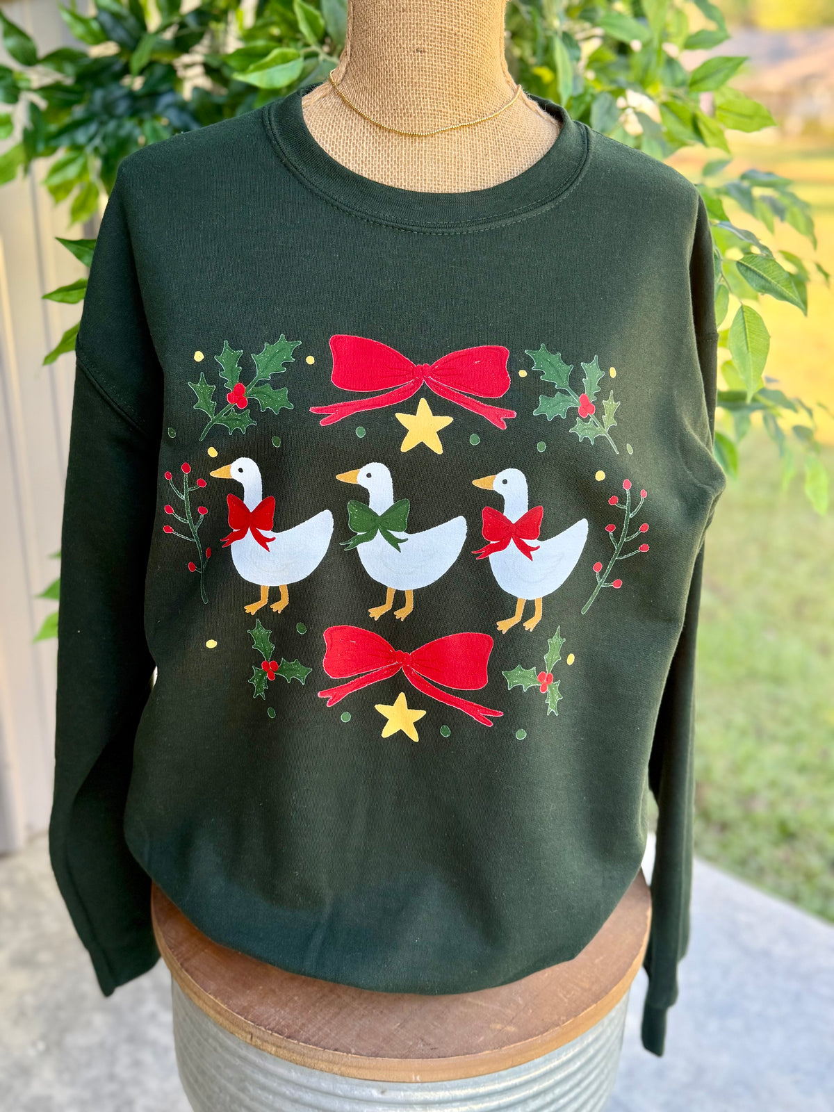 Christmas Geese Sweatshirt