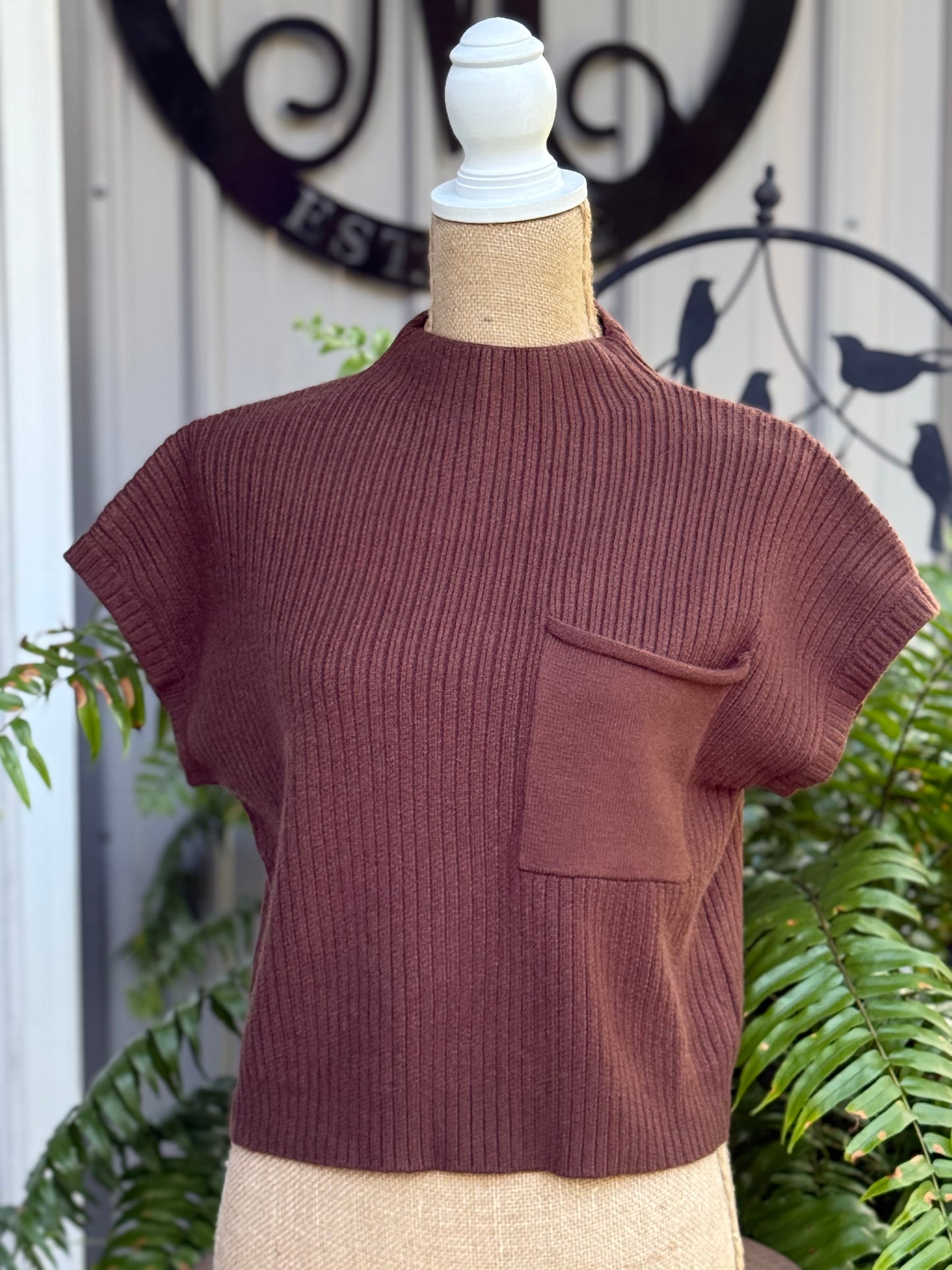 Janie Mock Neck Sweater