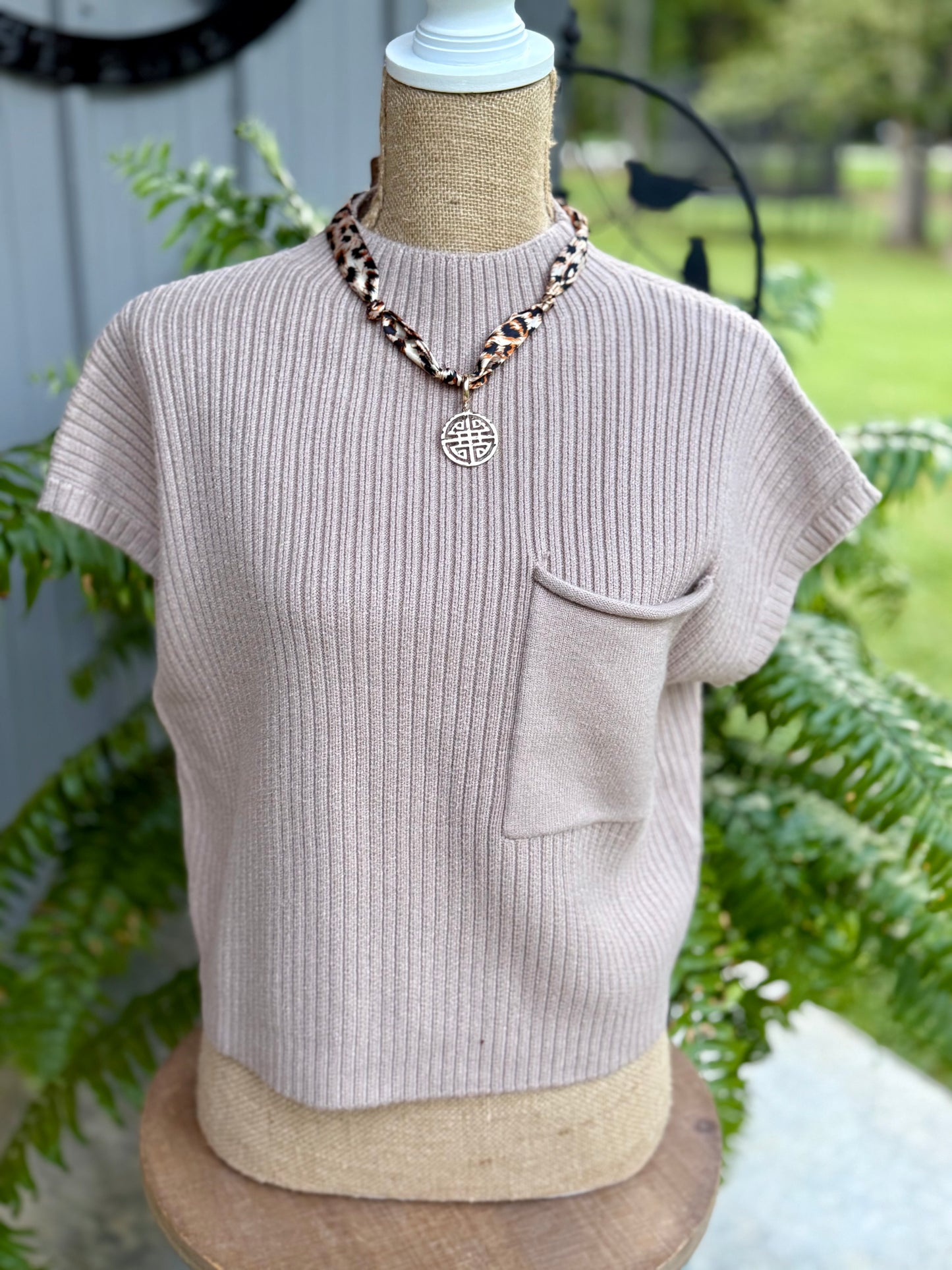 Janie Mock Neck Sweater