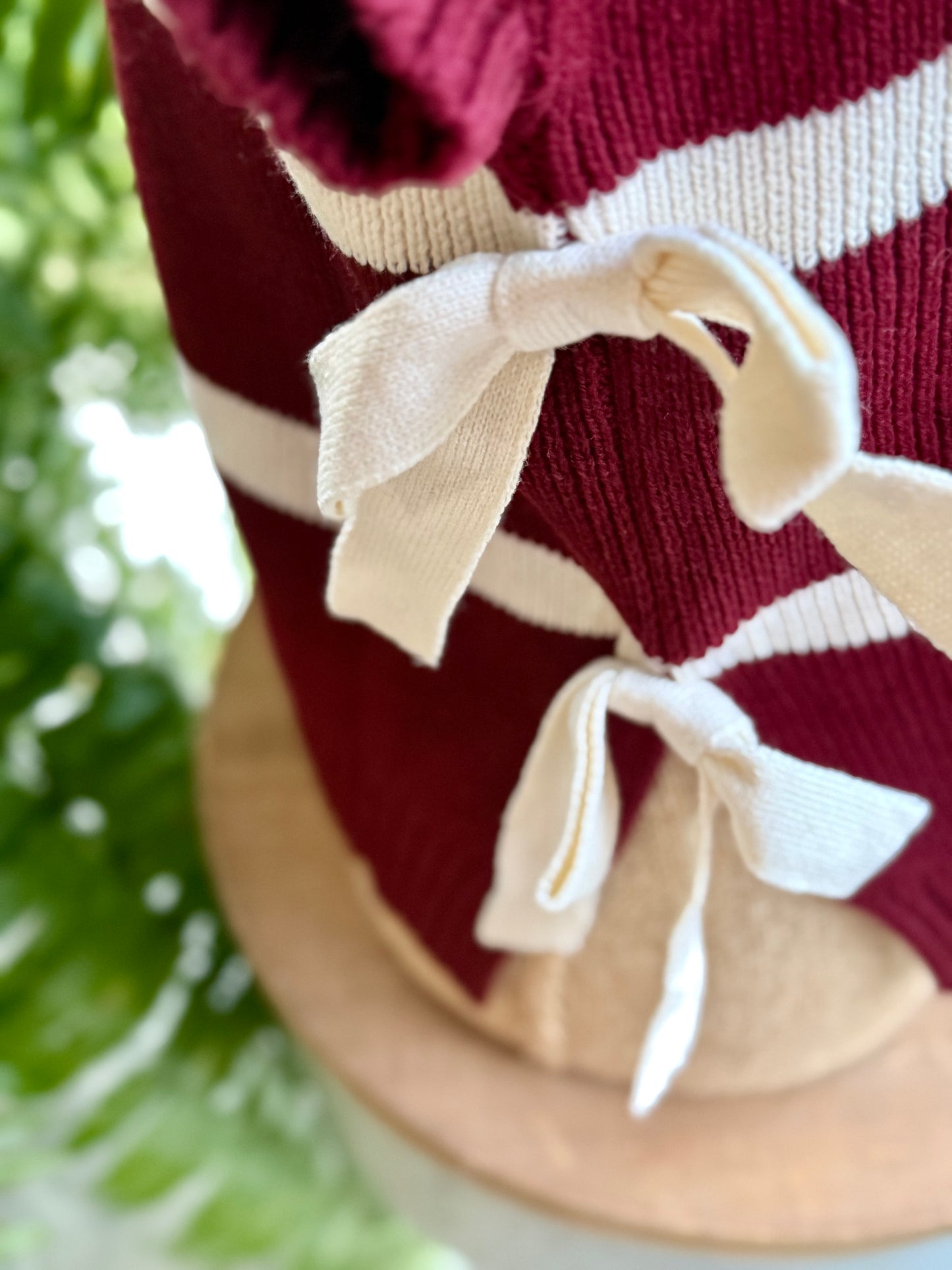 The Striped + Bow Game Day Sweater