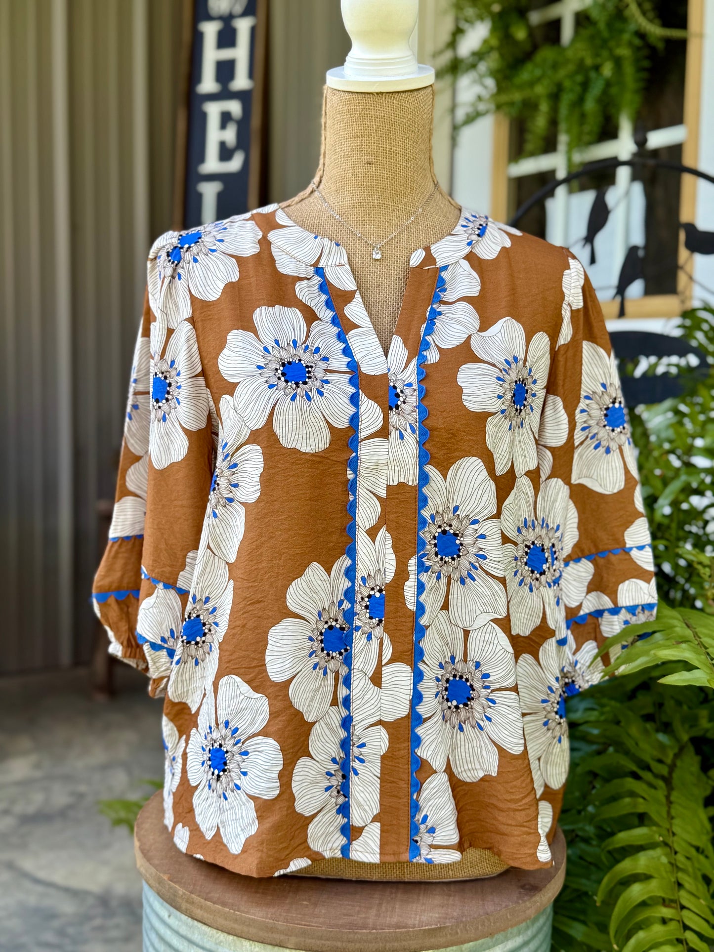 Jenny Floral Print Blouse