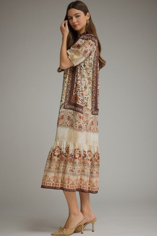 Dana Printed Midi Dress