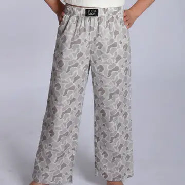 Lulu Mac White Camo Kids Pants