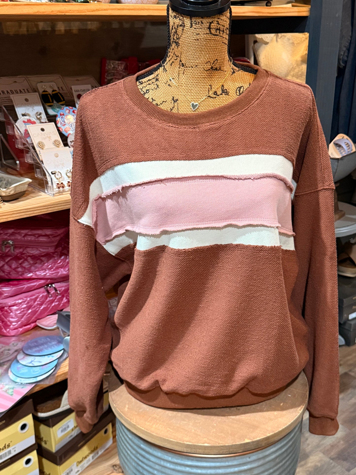 Winnie Color-block Sweatshirt