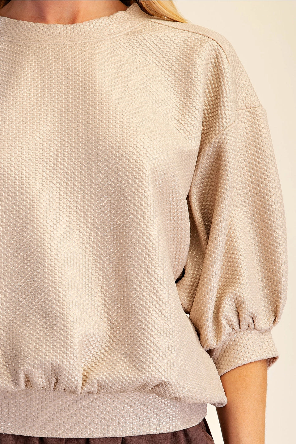 The Glam Metallic Sweatshirts