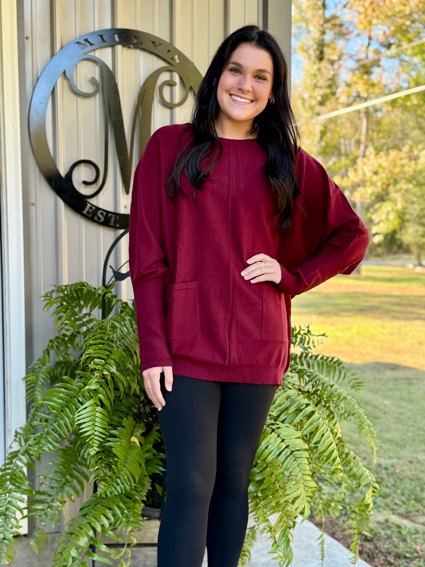 Laura Dolman Tunic Sweater