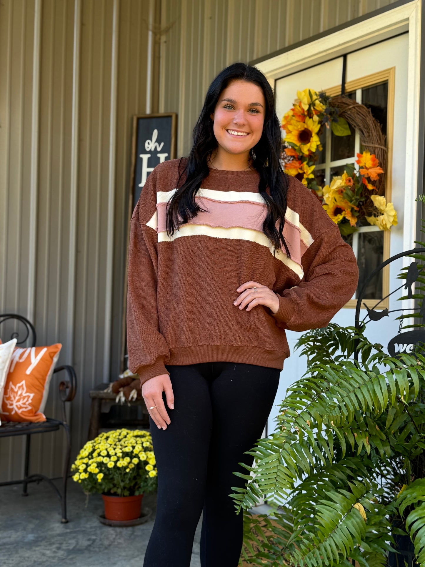 Winnie Color-block Sweatshirt