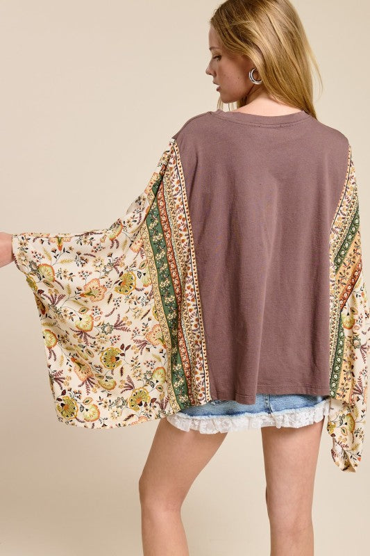 Rustic Poncho Graphic Tee - Dreamer