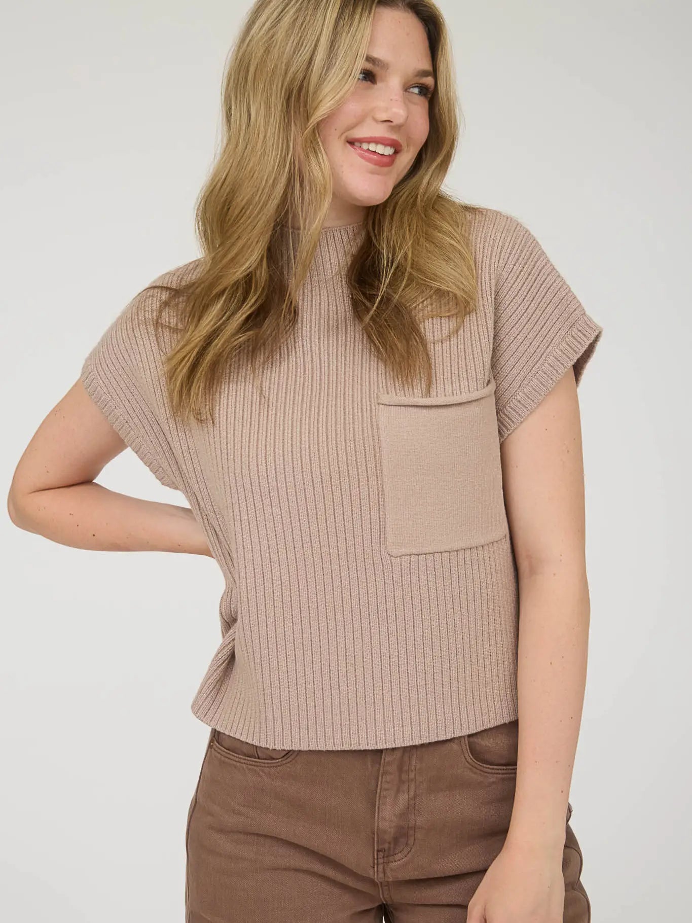 Janie Mock Neck Sweater