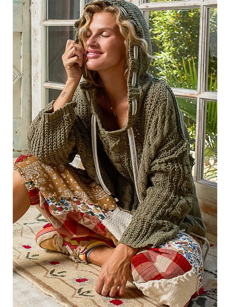 Brooke Oversized Chenille Hoodie
