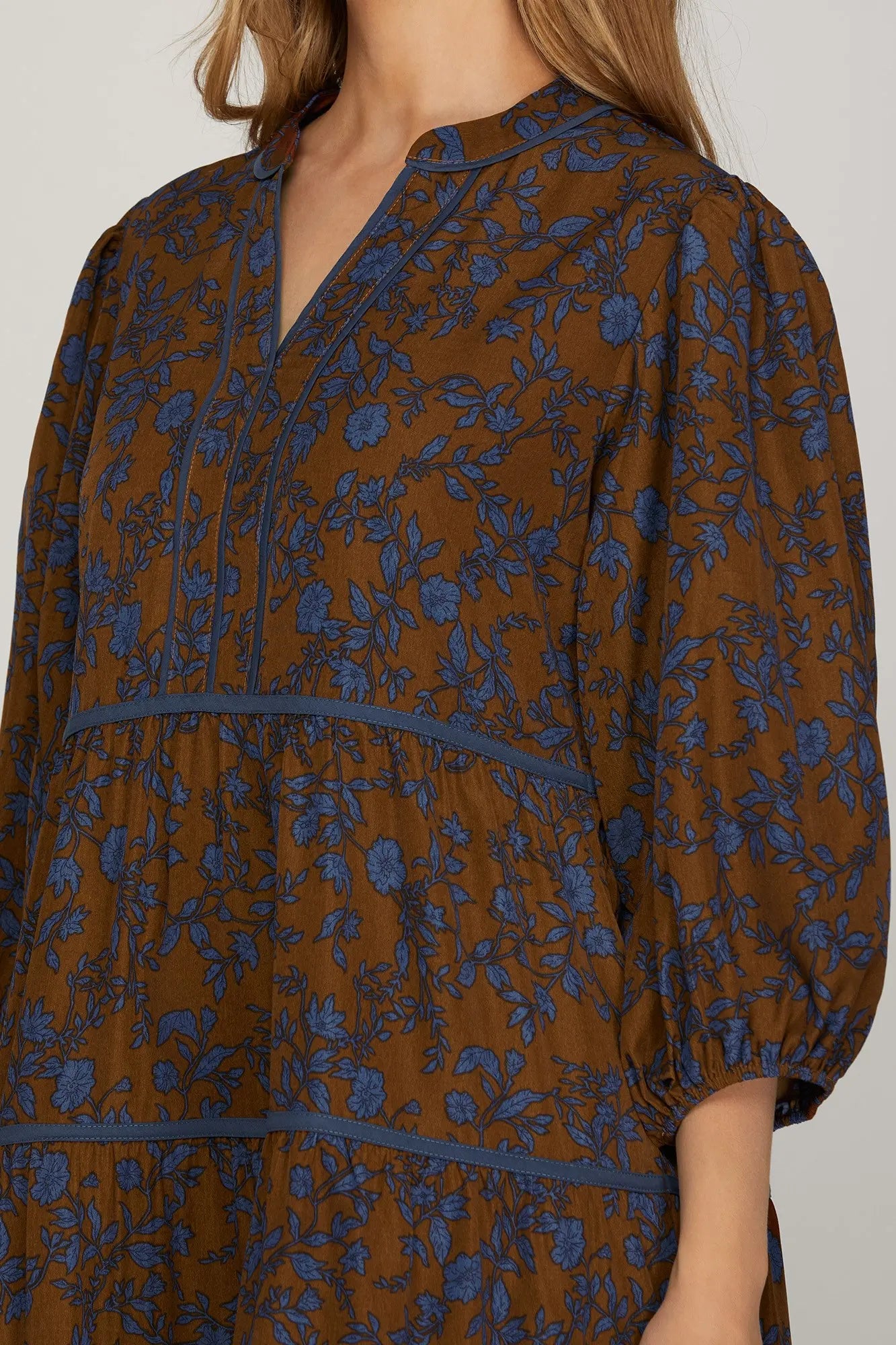 Blair Fall Floral Midi Dress
