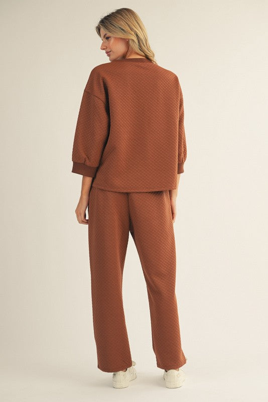 The Two Pieced Textured Set