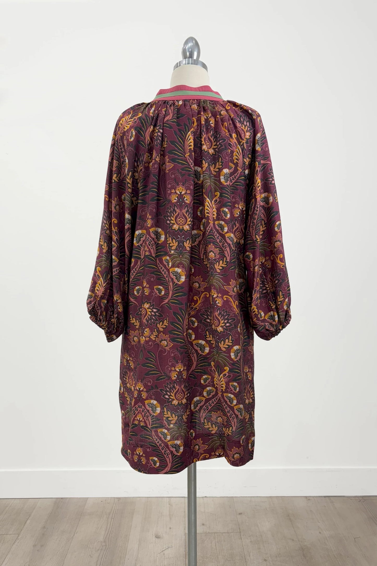Jane Floral Collard Plus Dress