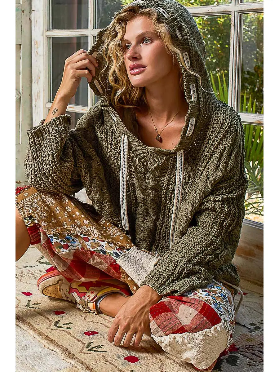 Brooke Oversized Chenille Hoodie