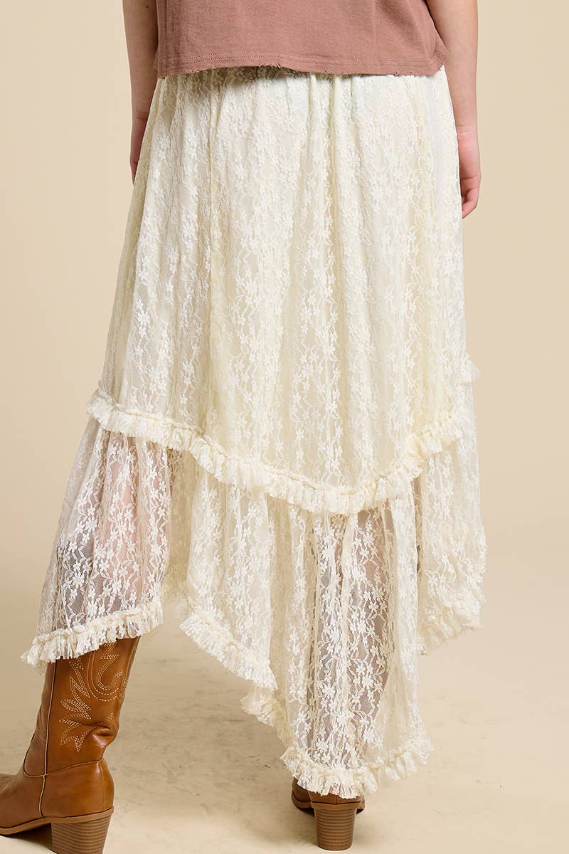 The Lace Hanky Maxi Skirt