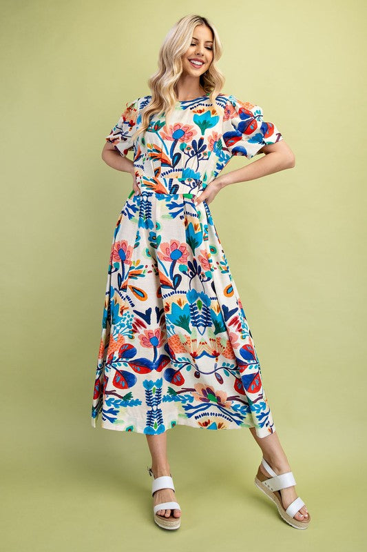 Abby Midi Dress - Milly's Boutique