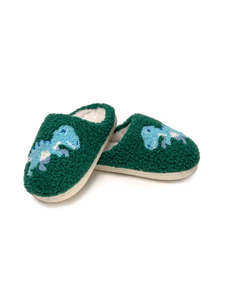 Boy’s Dino Slippers - Milly's Boutique