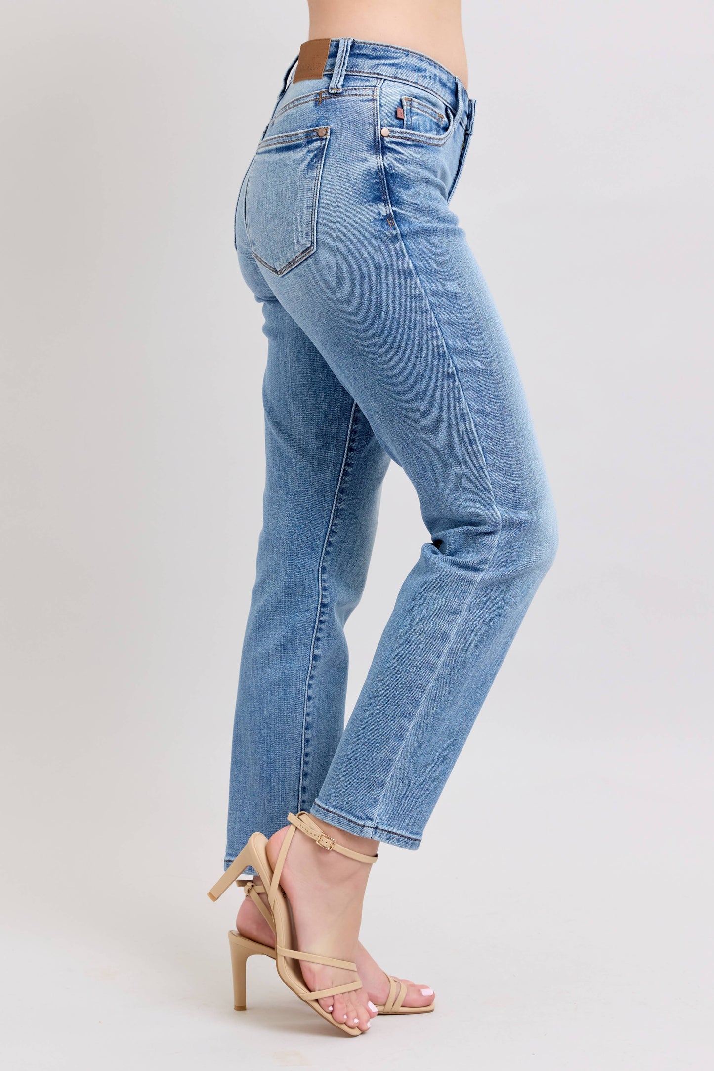 Vintage Wash Slim Fit Jeans