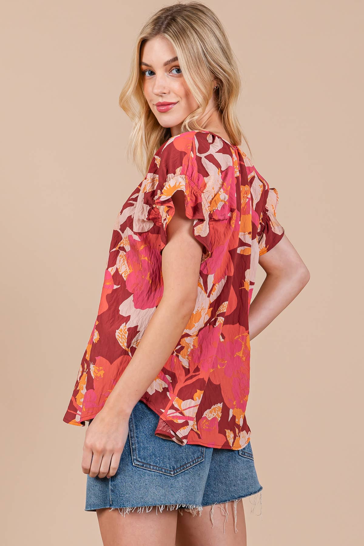 Chelsea Floral Blouse - Milly's Boutique