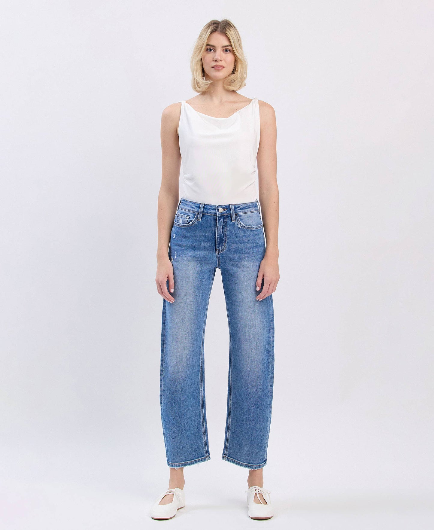 Cora Barrel Jeans - Milly's Boutique