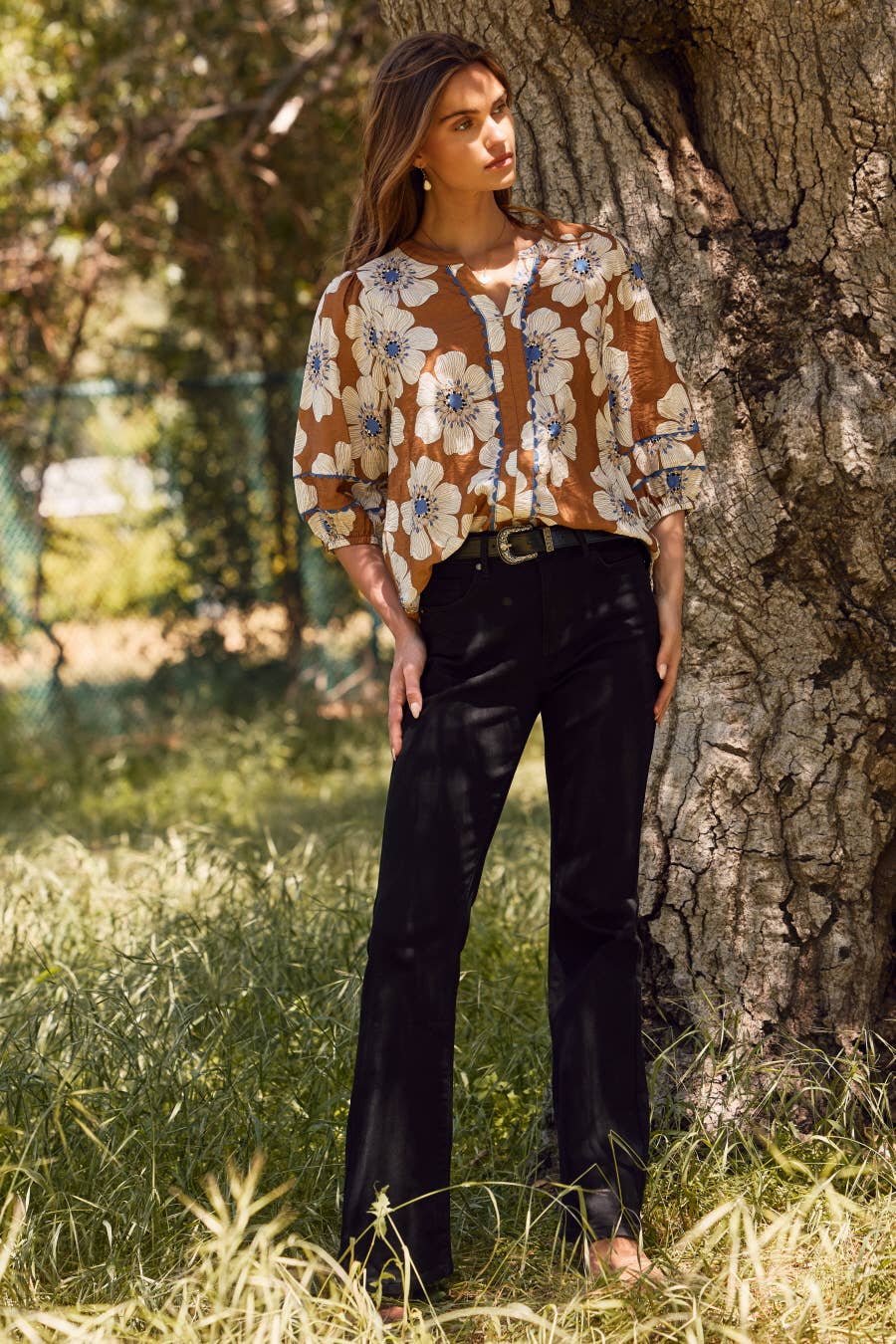 Jenny Floral Print Blouse