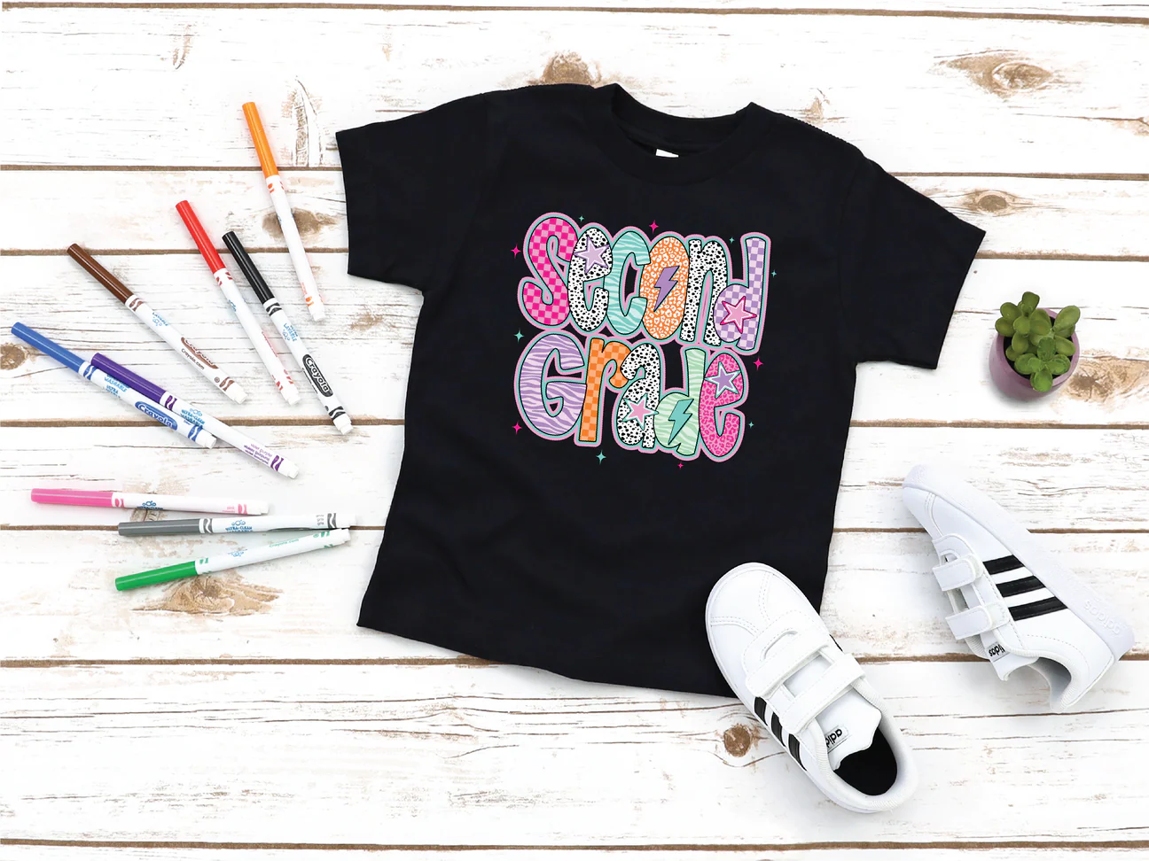 Doodle Second Grade Back to School Tee - Milly's Boutique