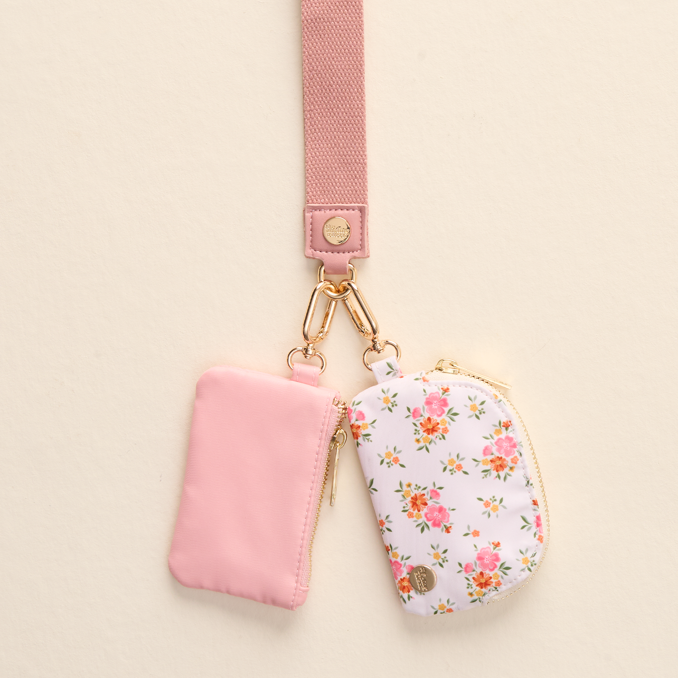 Dynamic Duo Pouch Wristlet-Endless Daydream Cream - Milly's Boutique