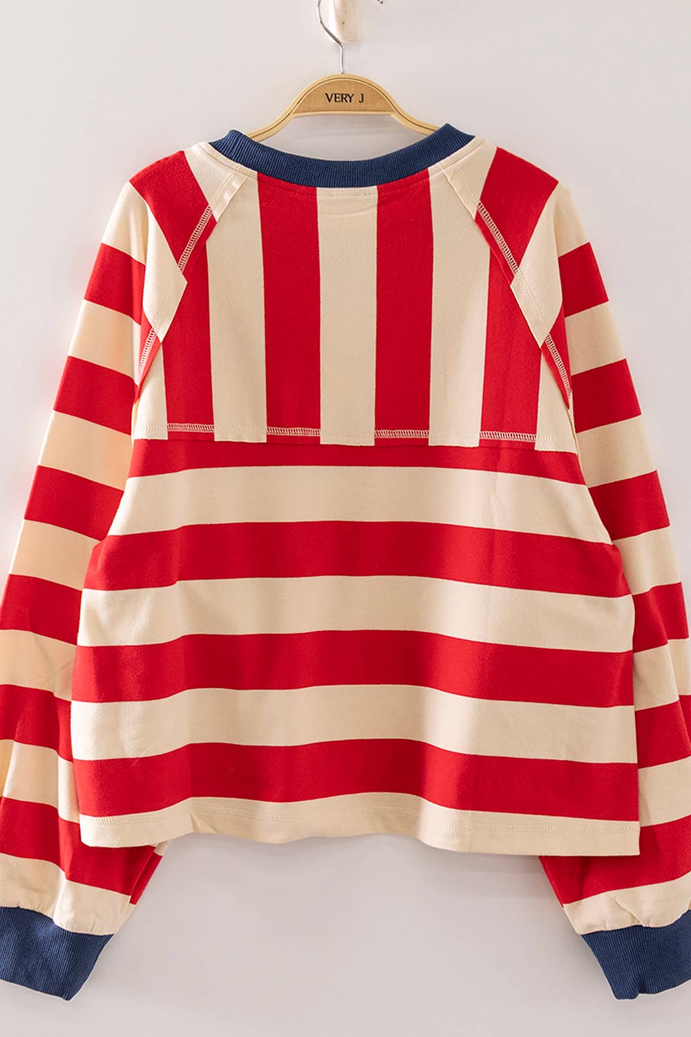 Sally Striped Cropped Top