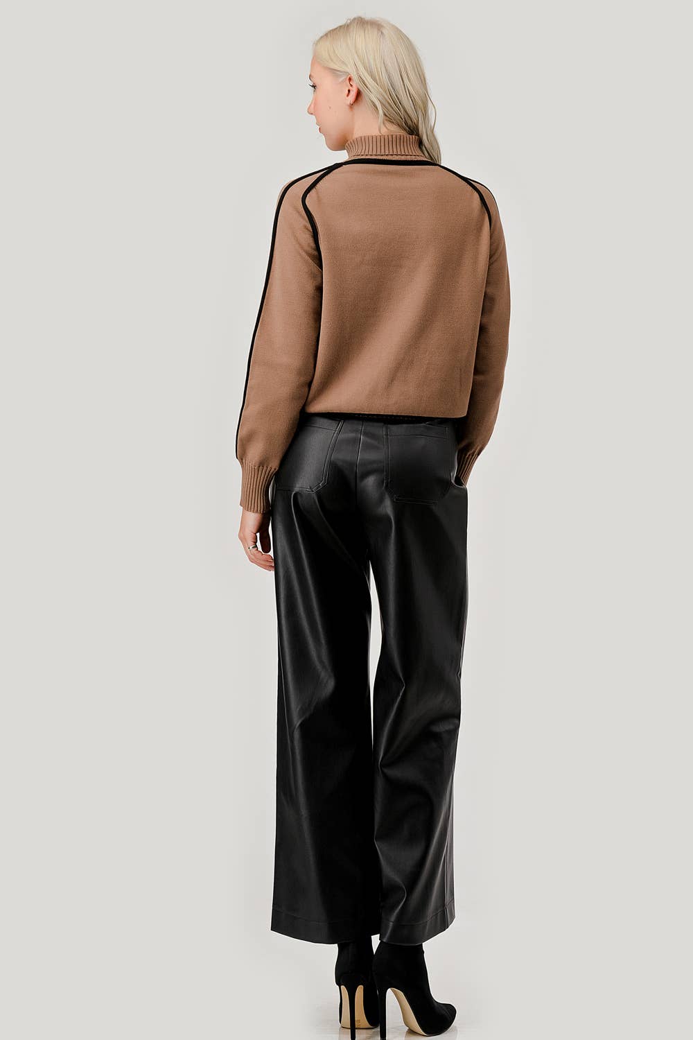 Faux Leather Wide-Leg Pants - Milly's Boutique