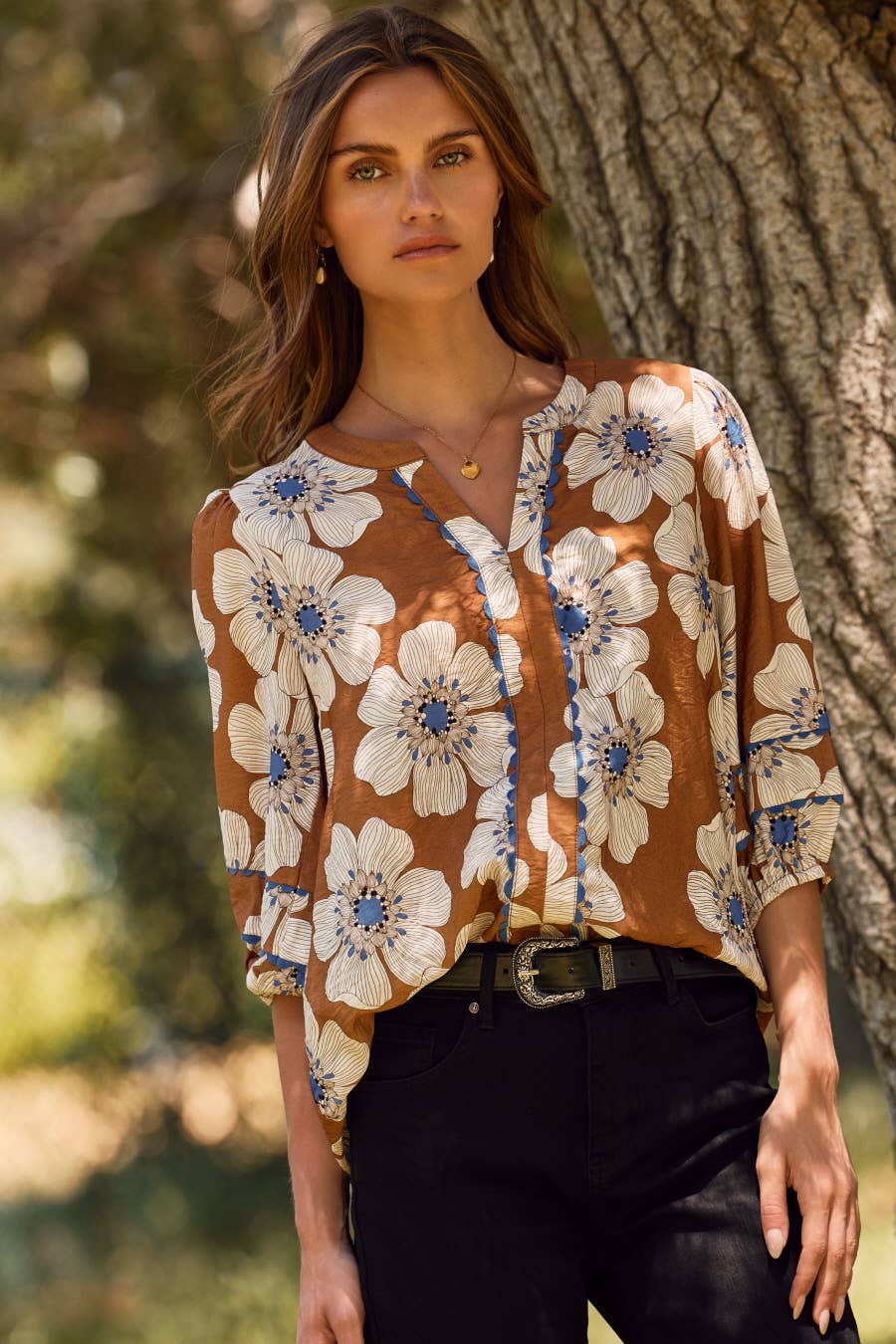 Jenny Floral Print Blouse