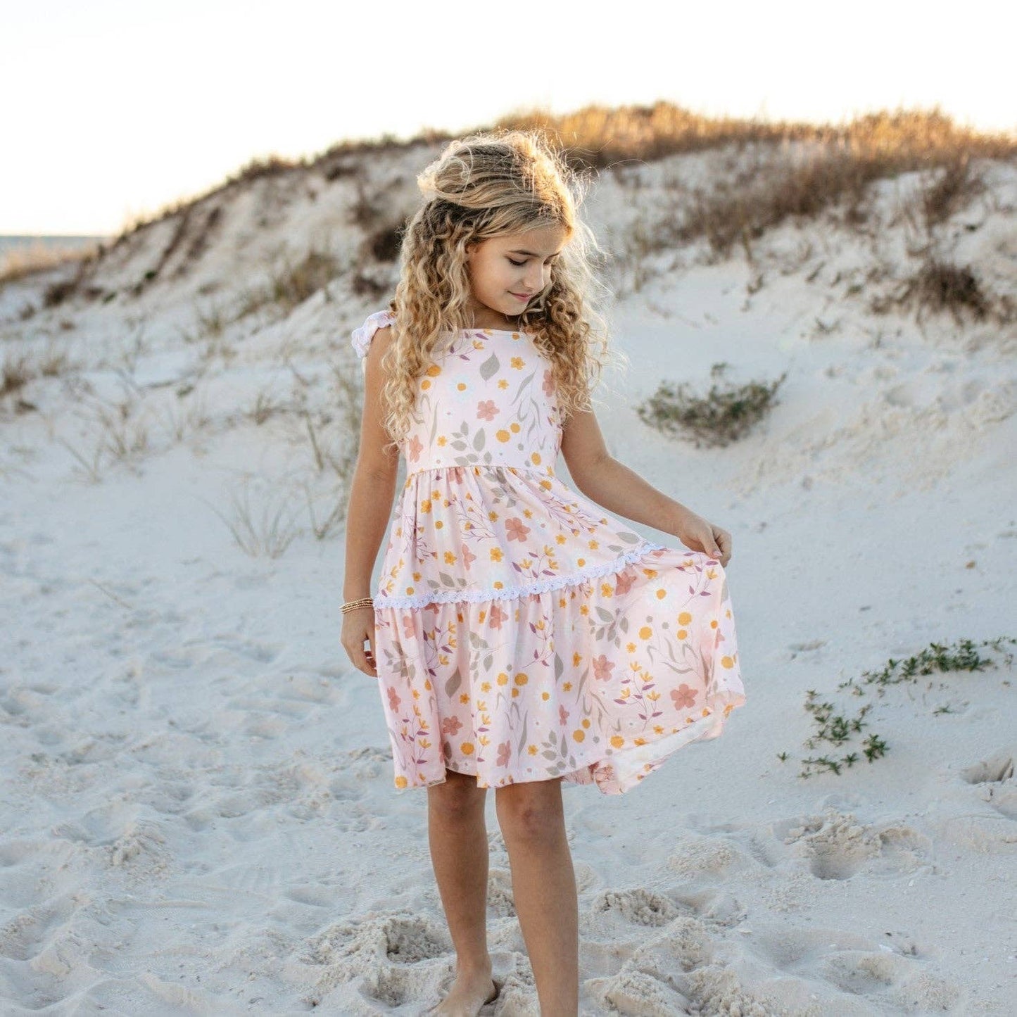 Floral Double Tiered Dress - Milly's Boutique