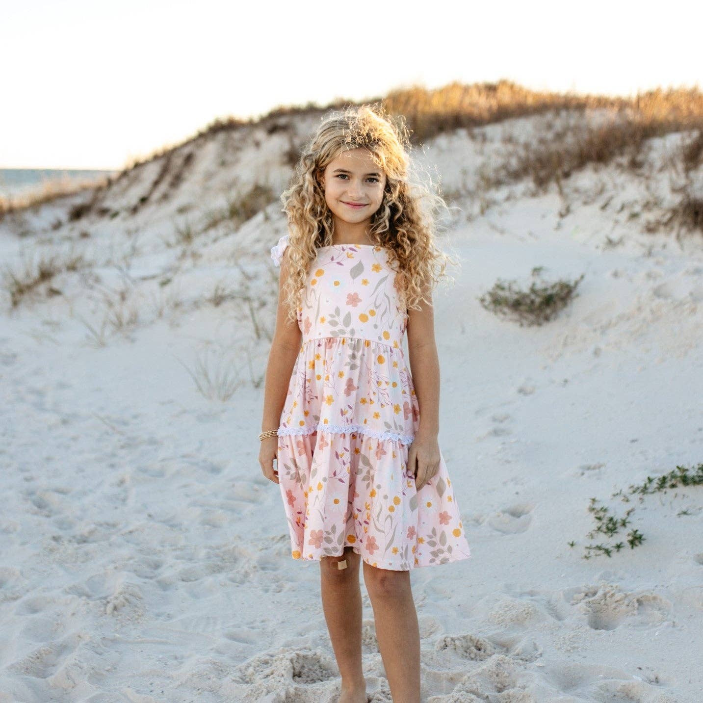 Floral Double Tiered Dress - Milly's Boutique