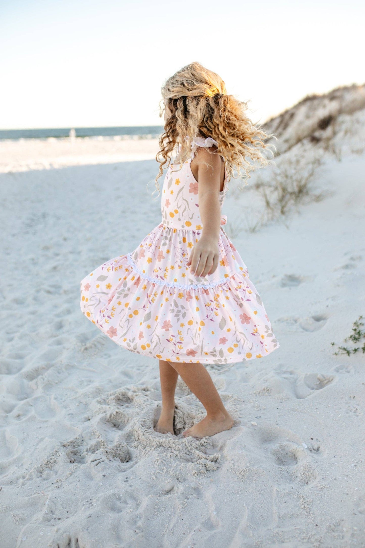 Floral Double Tiered Dress - Milly's Boutique