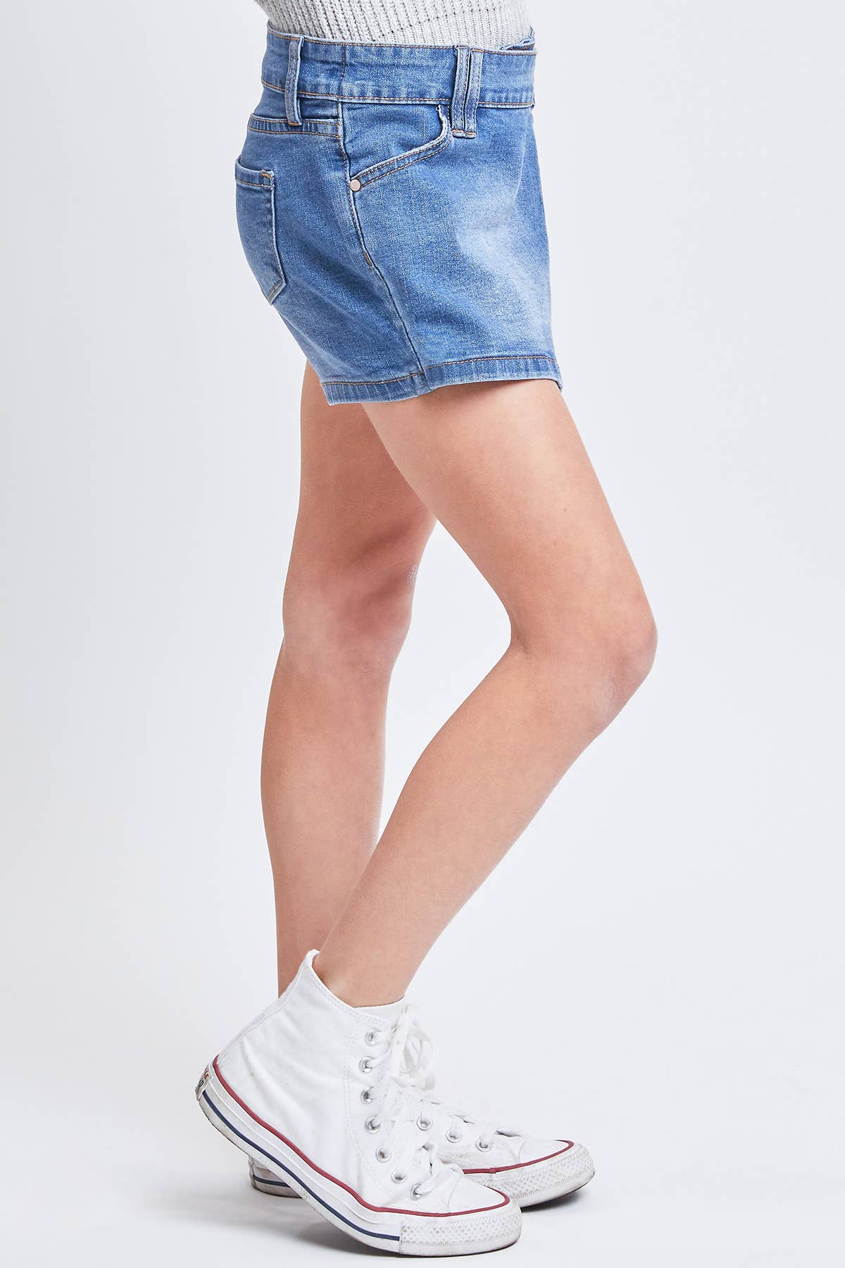 Girls 3-Button Asymmetric Skort - Milly's Boutique