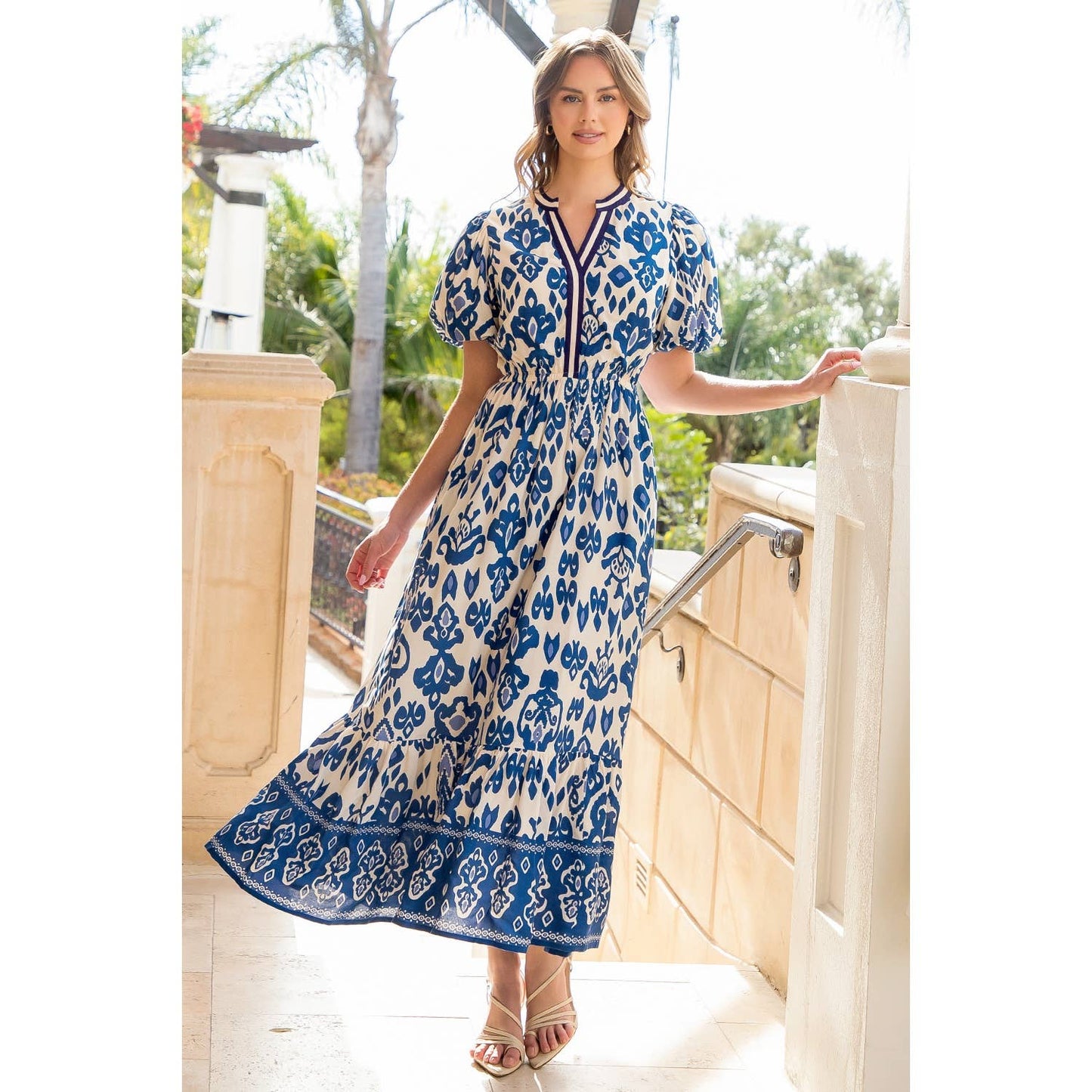 Grace Floral Maxi Dress - Milly's Boutique