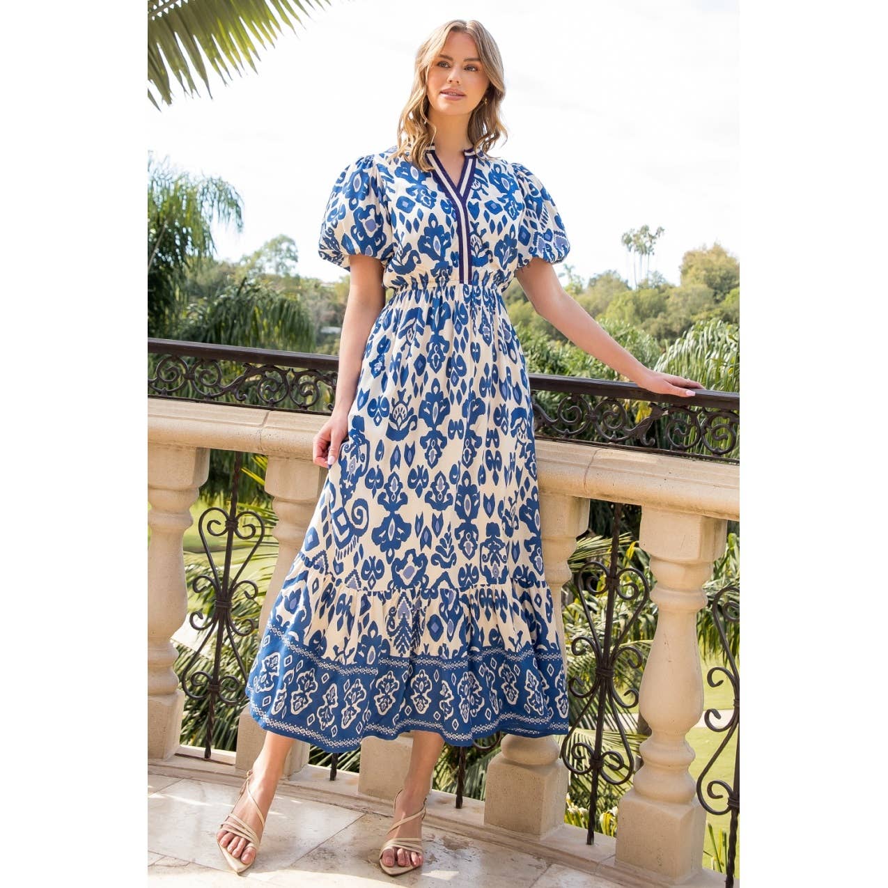 Grace Floral Maxi Dress - Milly's Boutique